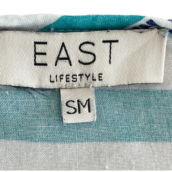 East Lifestyle Poncho Tunic Top Boxy Nautical‎ Sailing Chic Comfort Small Medium - Picture 6 of 9